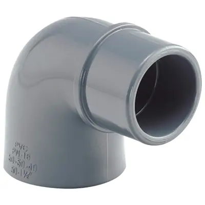 Коліно ПВХ Hidroten 1001603, редукційне, d32x32x25 мм