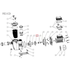 Крильчатка насоса Hayward SPII/RSII DI, 2 НР (SPX3015CDI)