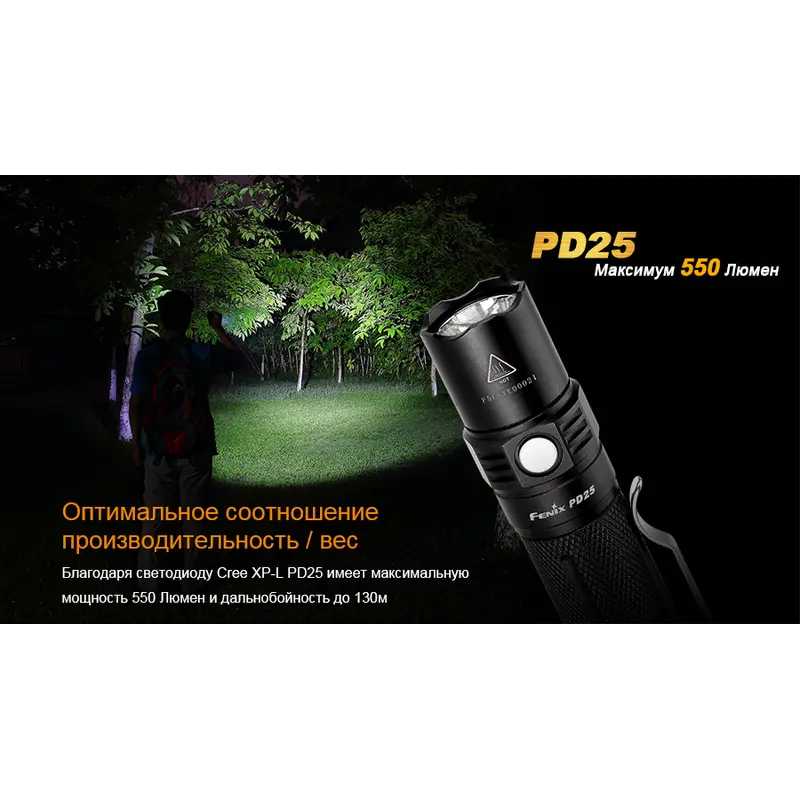 Ліхтар ручний Fenix PD25 Ліхтар ручний Fenix PD25