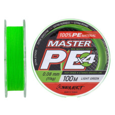 Шнур Select Master PE 100m (салат.) 0.08mm 11kg