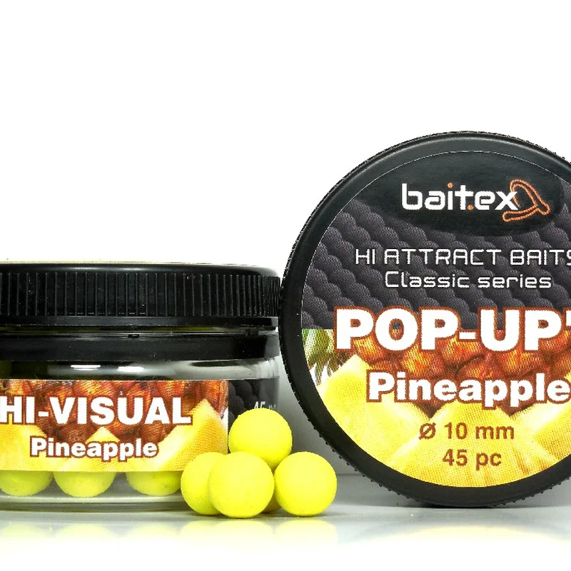 Бойли Baitex Pop-Ups Pineapple 10 мм (45 шт)
