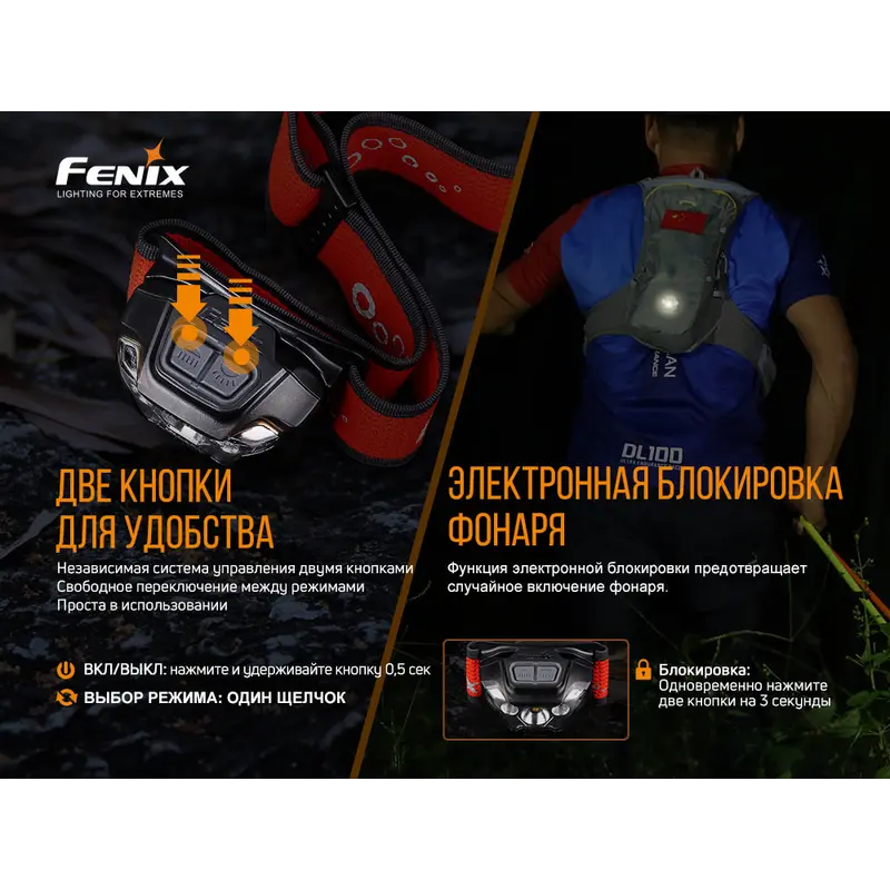 Ліхтар налобний Fenix HL18R-T Ліхтар налобний Fenix HL18R-T