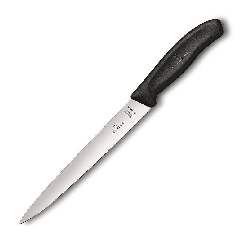 Ніж кухонний Victorinox SwissClassic Filleting Flex філейний 20 см без блістери (Vx68713.20)