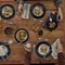 Набор кухонный Victorinox Swiss Modern Table Set 24шт с син. ручкой (6 ножей steak,6 вилок,6 ложек,6 ложек)