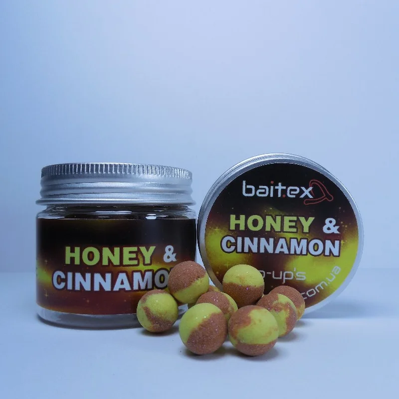 Бойли Baitex Pop-Ups Honey & Cinnamon 12мм (30шт)