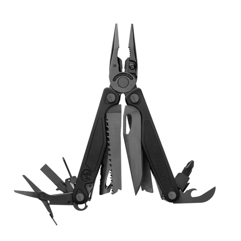 Мультиінструмент Leatherman CHARGE PLUS BLACK, чохол Molle, карт. кор., метрич.