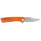 Ніж Acta Non Verba Z100 Mk.II (stonewash, liner lock, plain), помаранчевий