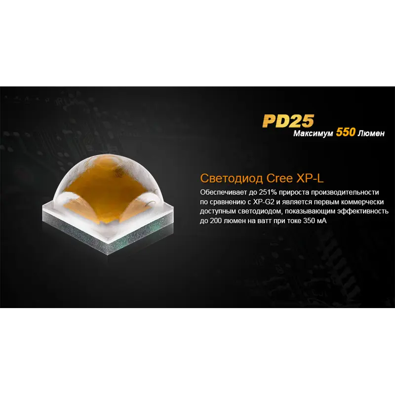 Ліхтар ручний Fenix PD25 Ліхтар ручний Fenix PD25