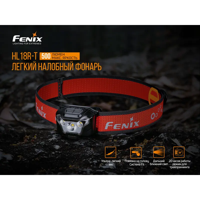 Ліхтар налобний Fenix HL18R-T Ліхтар налобний Fenix HL18R-T