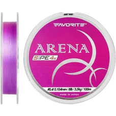 Шнур Favorite Arena PE 4x 100m (purple) #0.2/0.076mm 5lb/2.1kg