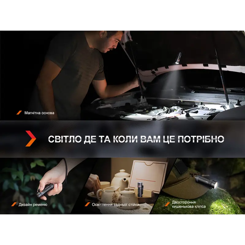 Ліхтар ручний Fenix E18R V2.0 Ліхтар ручний Fenix E18R V2.0
