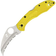 Ніж Spyderco Tasman Salt 2, серрейтор yellow (C106SYL2)