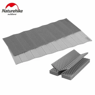 Килимок складний IXPE Naturehike NH19QD008, алюмінієва плівка, 185x56х1,8 см, сірий