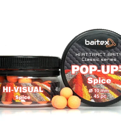Бойли Baitex Pop-Ups Spice 10 мм (45 шт)