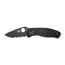 Ніж Spyderco Persistence FRN Black Blade, полусеррейтор