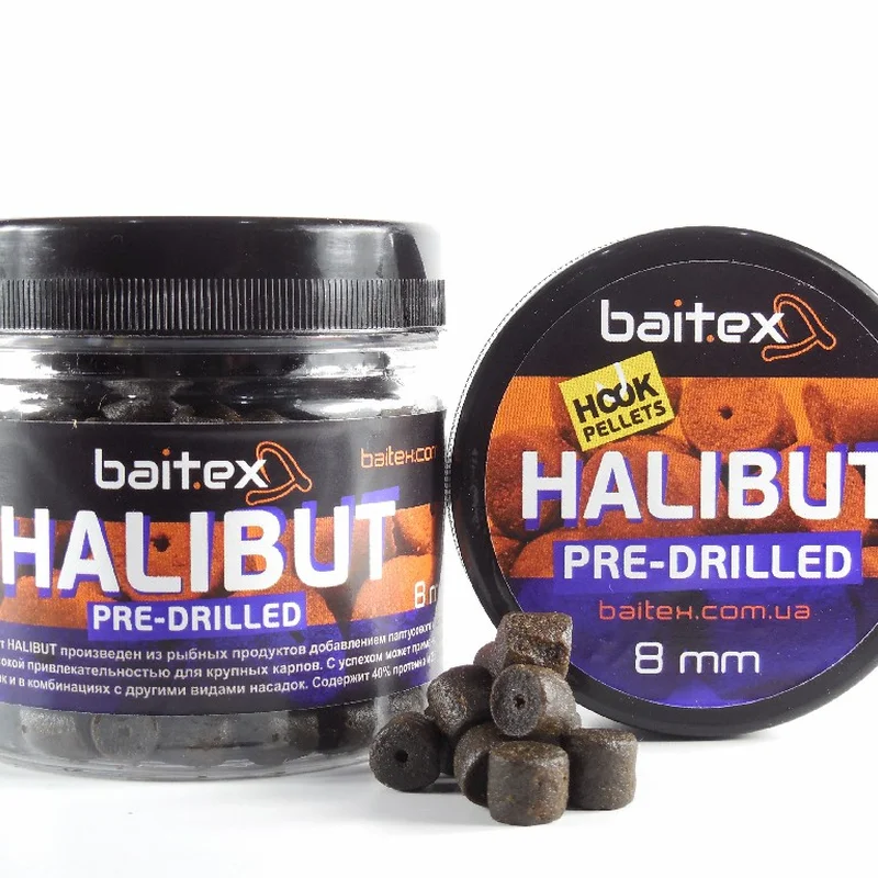 Пелет Baitex насадочний Halibut 8 мм (100г)