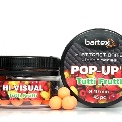 Бойли Baitex Pop-Ups Tutti-Frutti 10 мм (45 шт)