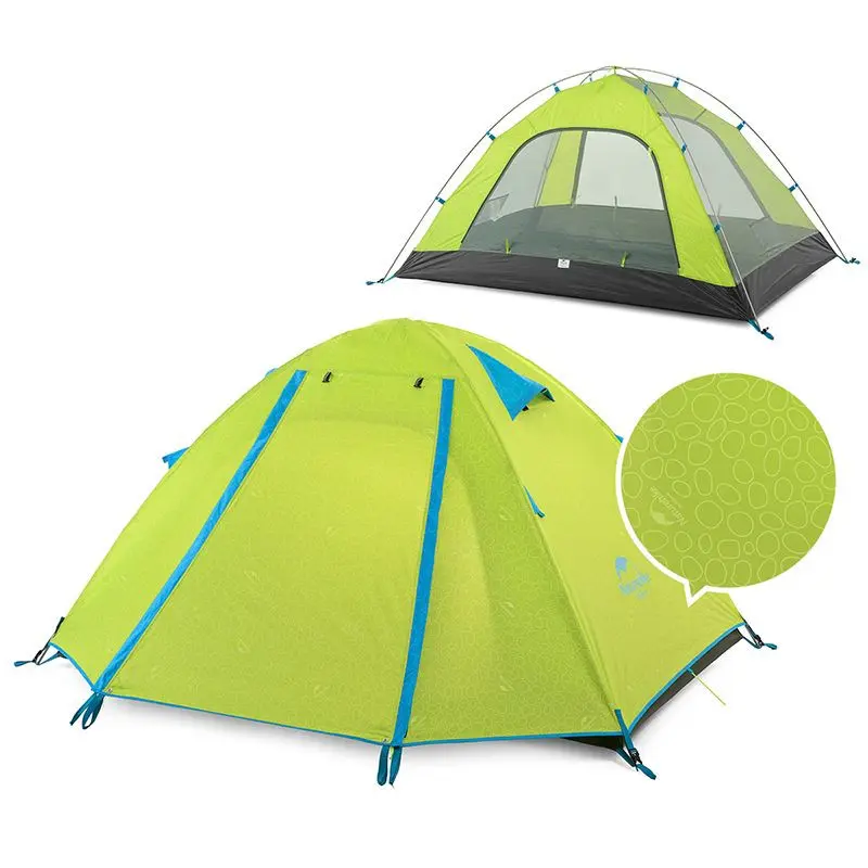 Намет двомісний Naturehike P-Series NH18Z022-P, 210T/65D, світлий салатний Намет двомісний Naturehike P-Series NH18Z022-P, 210T/65D, світлий салатний
