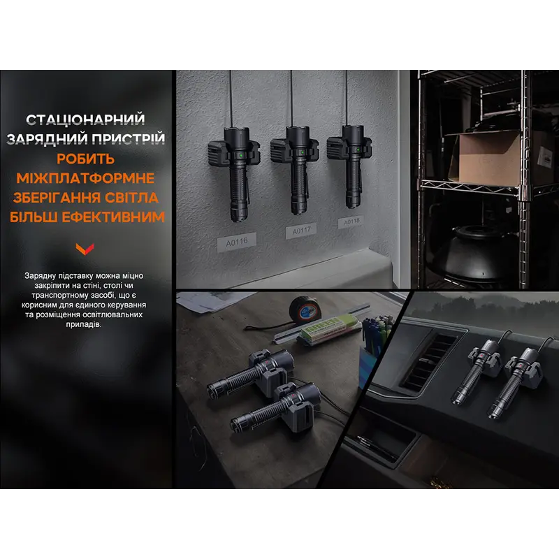 Ліхтар професіональний Fenix WF26R з магнітною зарядкою Ліхтар професіональний Fenix WF26R з магнітною зарядкою