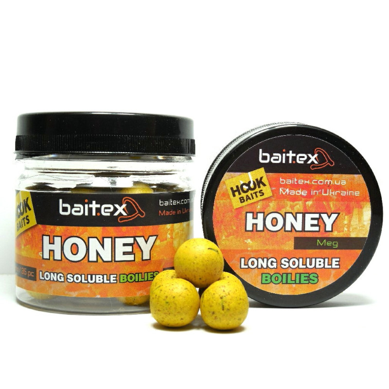 Бойли Baitex довгорозчинні Classic Honey 20 мм (20 шт)