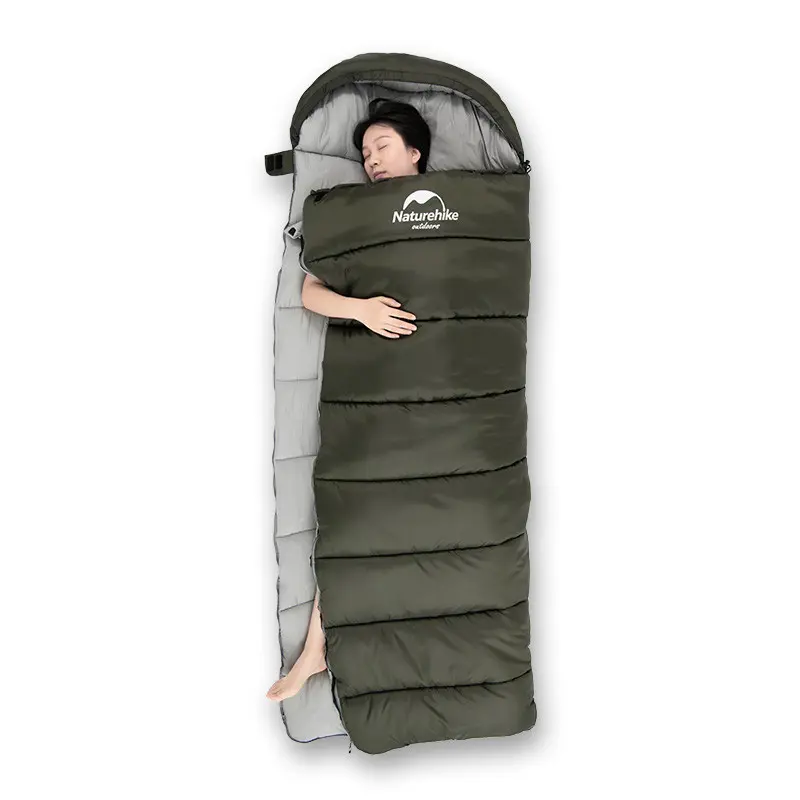 Спальник з капюшоном Naturehike U250S NH20MSD07, (0°C), лівий, темно-зелений Спальник з капюшоном Naturehike U250S NH20MSD07, (0°C), лівий, темно-зелений