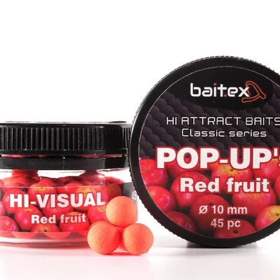 Бойли Baitex Pop-Ups Red Fruit 10 мм (45 шт)