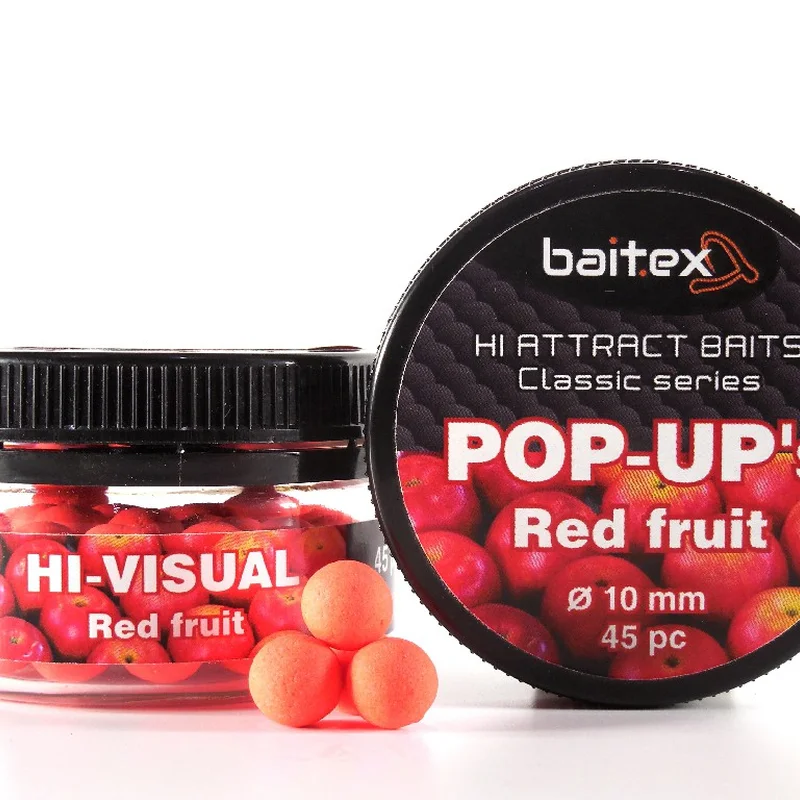 Бойли Baitex Pop-Ups Red Fruit 10 мм (45 шт)
