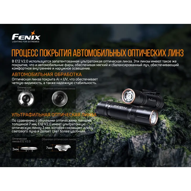Ліхтар ручний Fenix E12 V2.0 Ліхтар ручний Fenix E12 V2.0