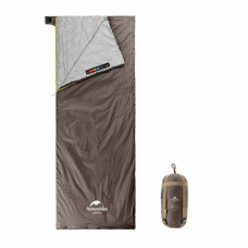 Спальник надлегкий Naturehike Summer LW180 NH21MSD09 правий, (15°C), p-p XL, коричневий