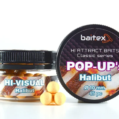 Бойли Baitex Pop-Ups Halibut 10 мм (45 шт)