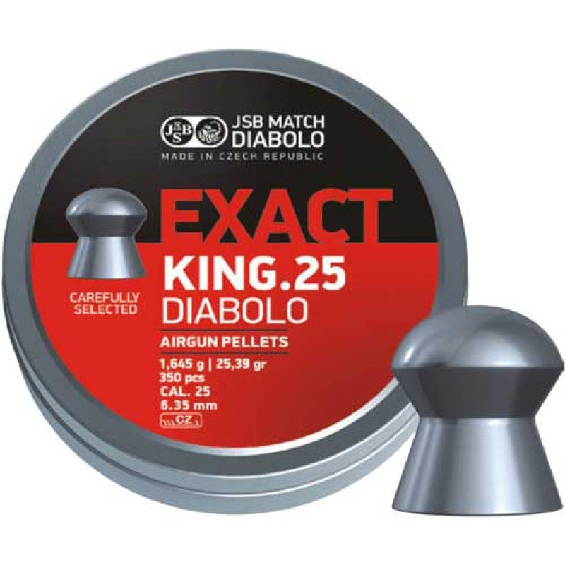 Кулі пневматичні JSB Exact King 6,35 mm 1,645 г 150 шт/уп (546298-150)