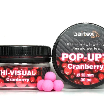 Бойли Baitex Pop-Ups Сranberry 15мм (20шт)