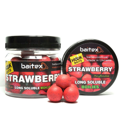 Бойли Baitex довгорозчинні Classic Strawberry 20 мм (20 шт)