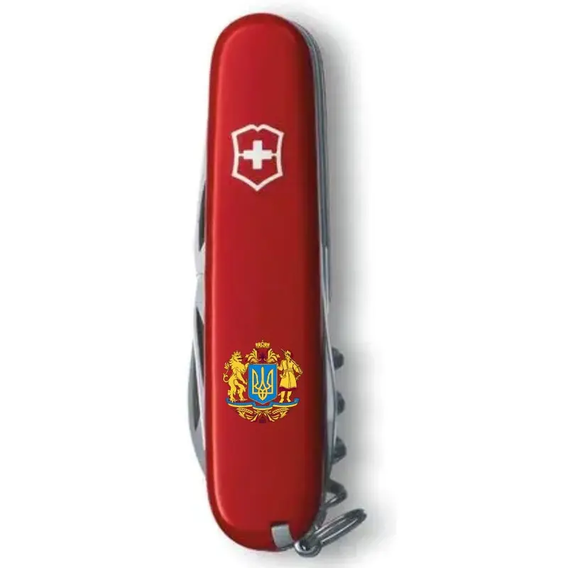 SPARTAN UKRAINE 91мм/12функ/крас /штоп /Большой Герб Украины SPARTAN UKRAINE 91мм/12функ/крас /штоп /Большой Герб Украины