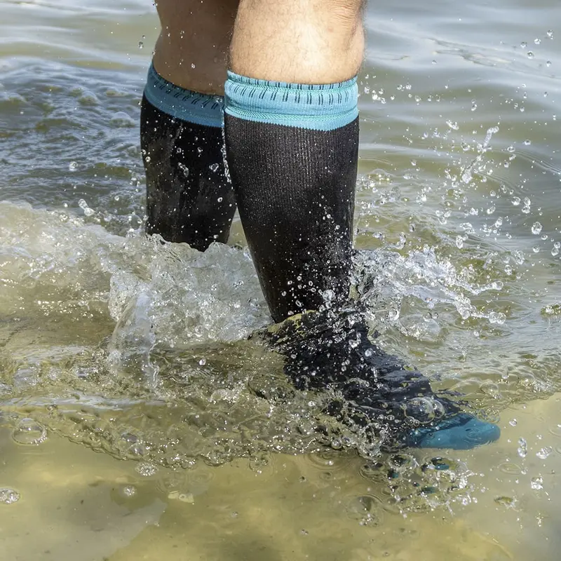 Шкарпетки водонепроникні Dexshell Wading Green, p-p L, чорні Шкарпетки водонепроникні Dexshell Wading Green, p-p L, чорні