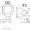 Приціл Hawke Endurance RD 1x30, QR high/low weaver, 3 MOA dot
