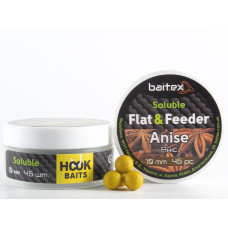 Бойли Baitex пилящі Flat & Feeder Anise 10 мм (45 шт)