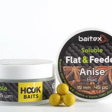 Бойли Baitex пилящі Flat & Feeder Anise 10 мм (45 шт)