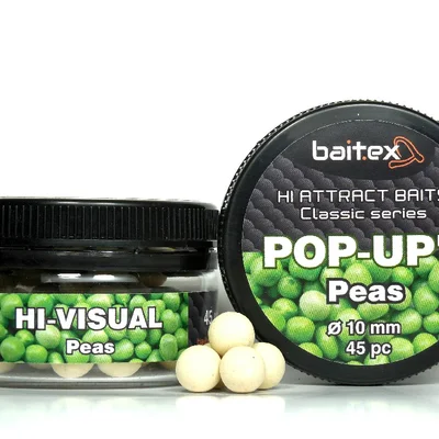Бойли Baitex Pop-Ups Peas 10 мм (45 шт)