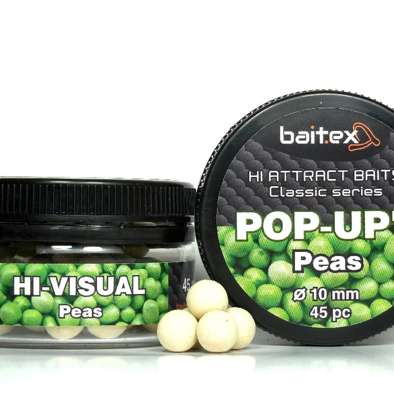 Бойли Baitex Pop-Ups Peas 10 мм (45 шт)