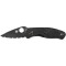 Ніж Spyderco Persistence Lightweight FRN Black Blade, серрейтор black (C136SBBK)