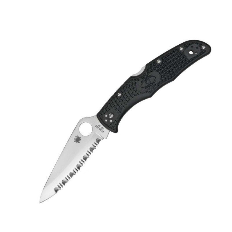 Ніж складний Spyderco Endura 4, серрейтор (C10SBK)