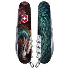 Складаний ніж Victorinox CLIMBER ZODIAC Лазурний дракон 1.3703.3.Z3290p