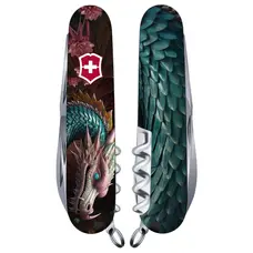 Складаний ніж Victorinox CLIMBER ZODIAC Лазурний дракон 1.3703.3.Z3290p