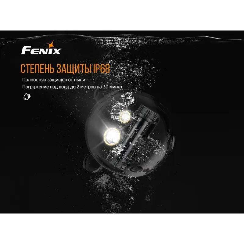 Ліхтар налобний Fenix HM65R + Ліхтар універсальний Fenix E-LITE Ліхтар налобний Fenix HM65R + Ліхтар універсальний Fenix E-LITE