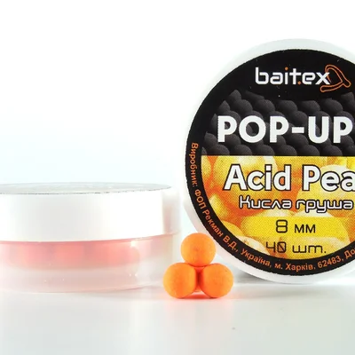 Бойли Baitex Pop-Ups Acid Pear 8 мм (40шт)