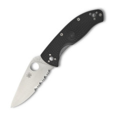 Ніж складний Spyderco Tenacious FRN, напівсерейтор (C122PSBK)