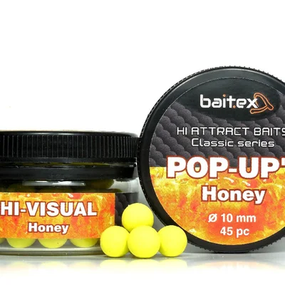 Бойли Baitex Pop-Ups Honey 10 мм (45 шт)