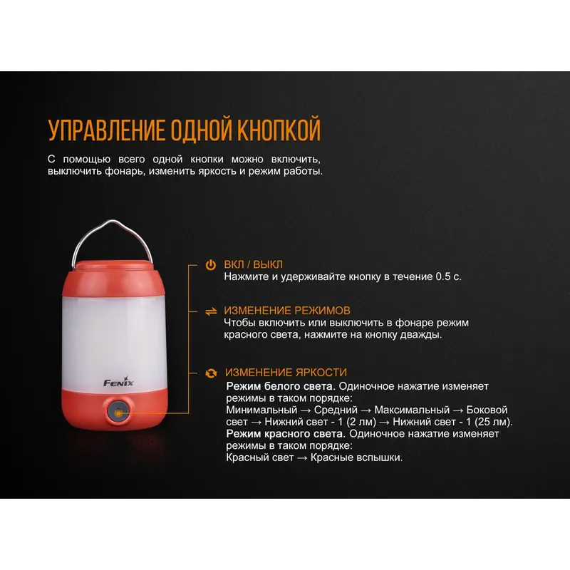 Ліхтар кемпінговий Fenix CL23 зелений Ліхтар кемпінговий Fenix CL23 зелений