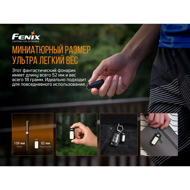 Ліхтар ручний Fenix E-LITE Ліхтар ручний Fenix E-LITE